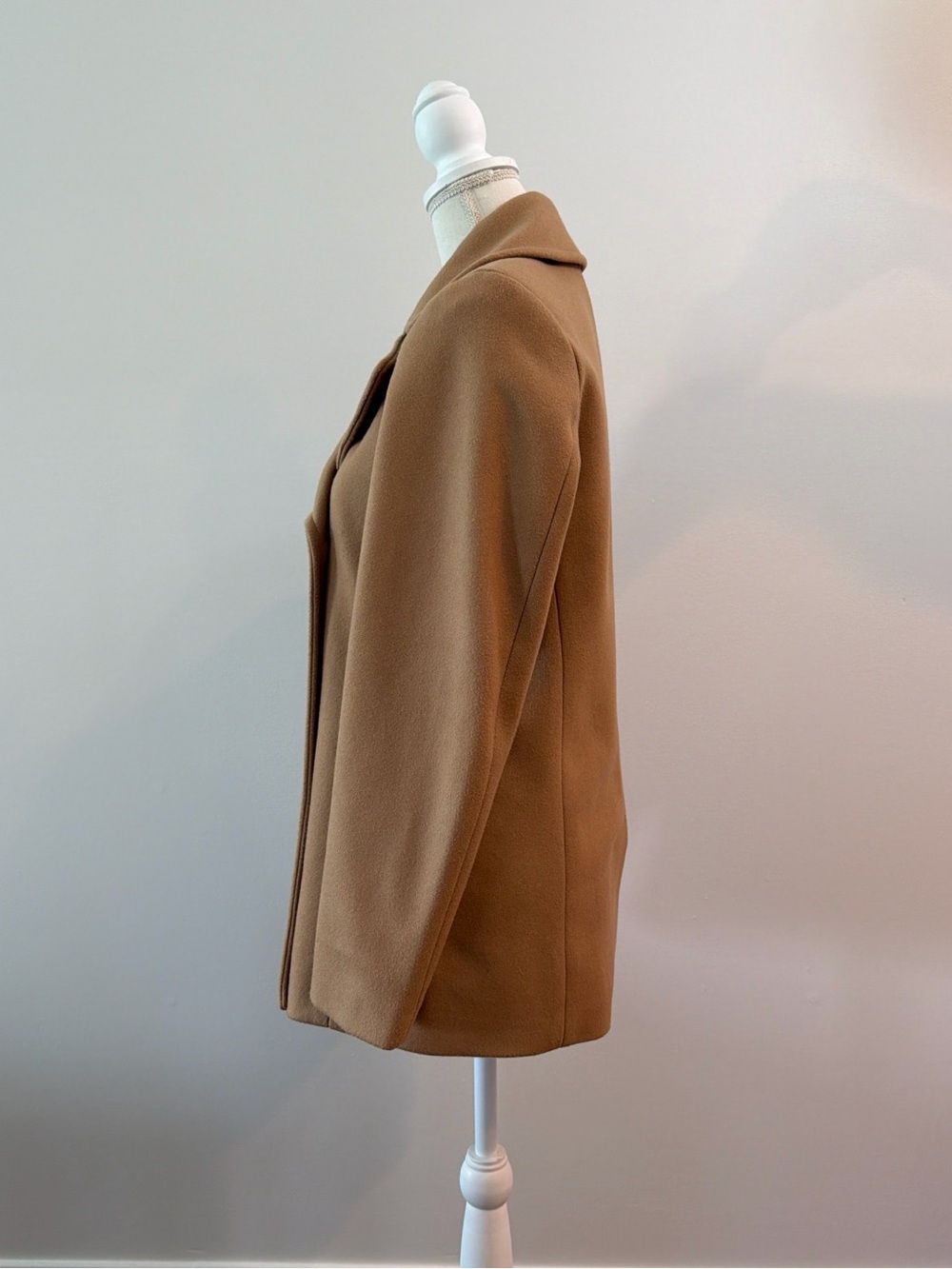 Old Navy Camel Double-Breasted Peacoat - Picture 4 of 7